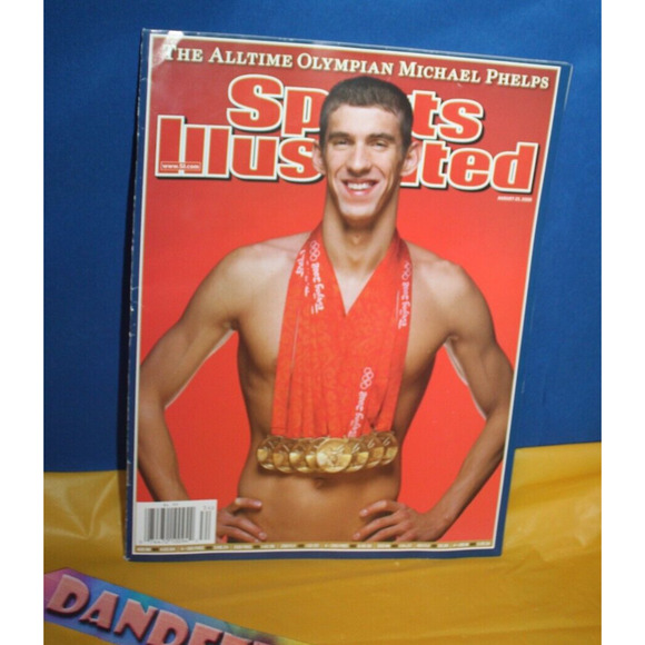 Sports Illustrated Olympics Magazine Back Issue Michael Phelps August 25 2008 - Picture 1 of 2